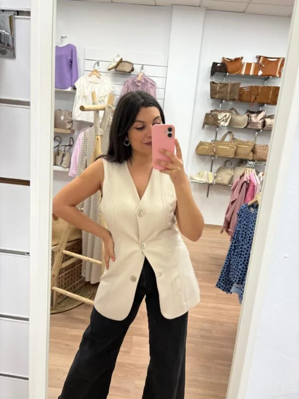 CHALECO JIMENA BEIGE