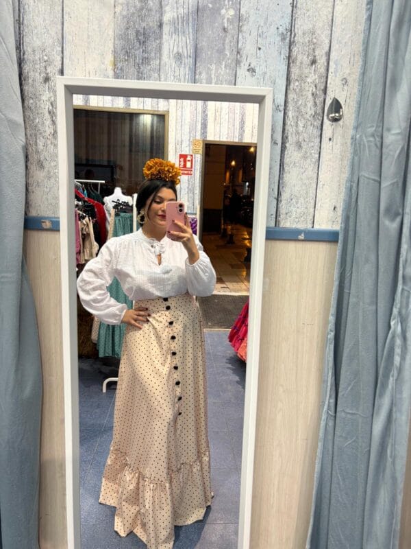 FALDA CAMINO TRIANA BEIGE