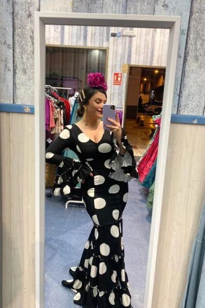VESTIDO FLAMENCA LUNARES