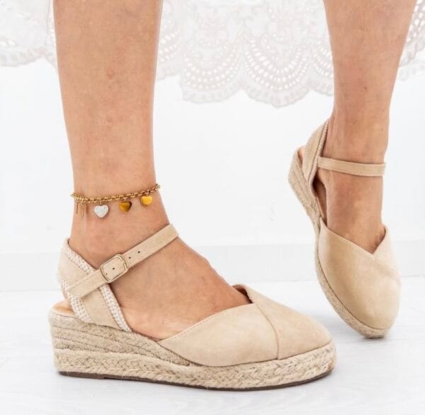 SANDALIA ESPARTO BEIGE - Imagen 2