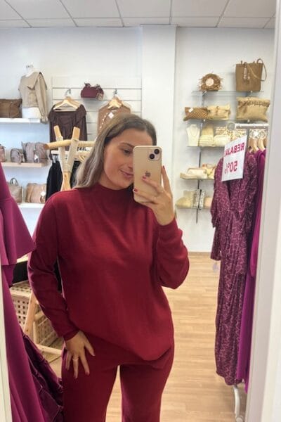 CONJUNTO PUNTO BURDEOS