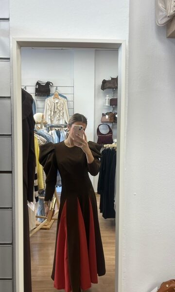 VESTIDO LAURA MARRÓN