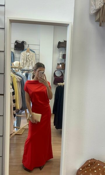 VESTIDO SAMANTA ROJO