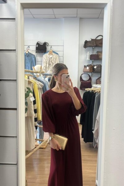 VESTIDO VALERIA BURDEOS