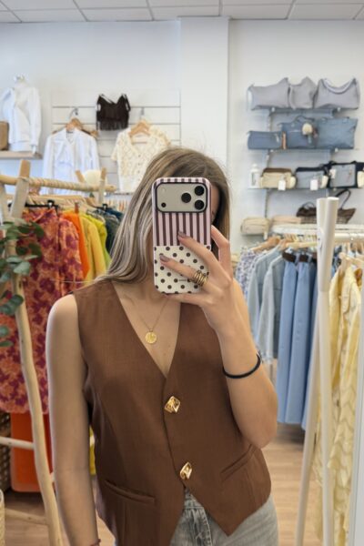 CHALECO AROA MARRÓN