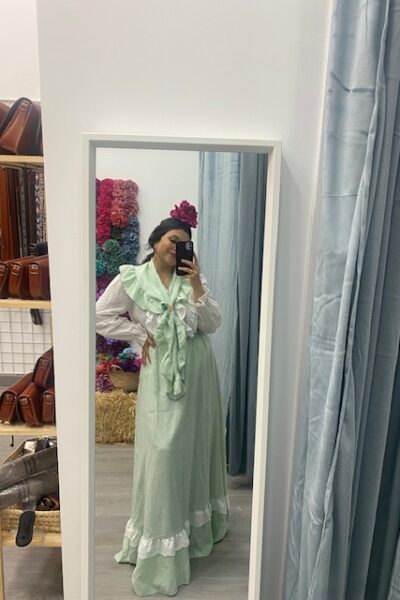 CONJUNTO CAMINO VICHY VERDE