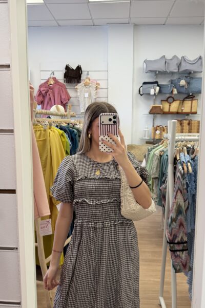 VESTIDO BLANCA MARRÓN