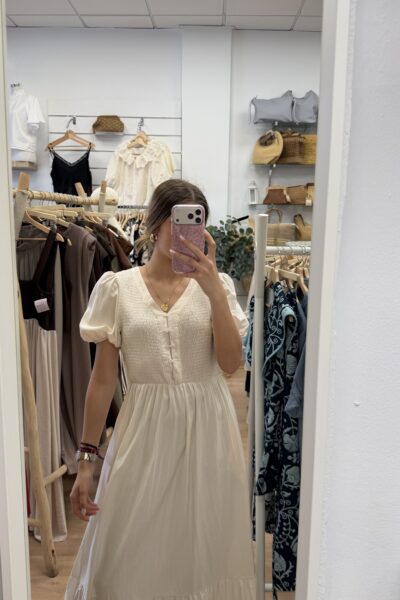 VESTIDO CARLA BEIGE