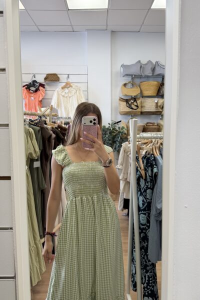 VESTIDO GALA VERDE