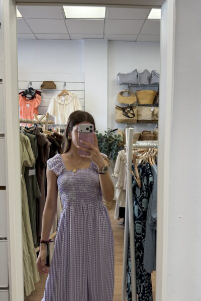 VESTIDO GALA LILA