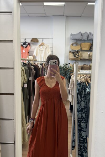 VESTIDO LOLA TEJA