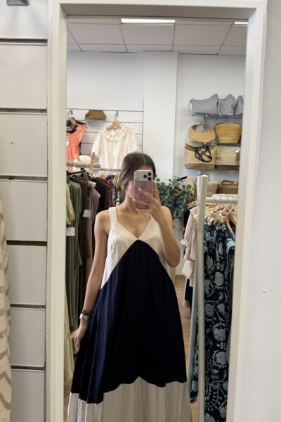 VESTIDO CLOE AZÚL MARINO