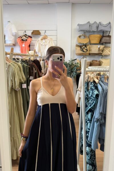 VESTIDO ALMA AZÚL MARINO
