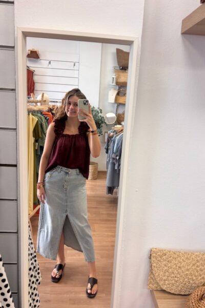 BLUSA MARTINA BURDEOS