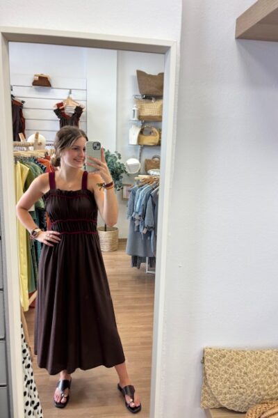 VESTIDO ALMA MARRÓN