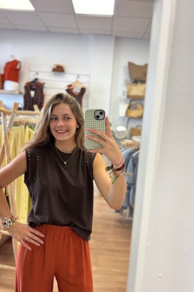 CAMISETA AITANA MARRÓN