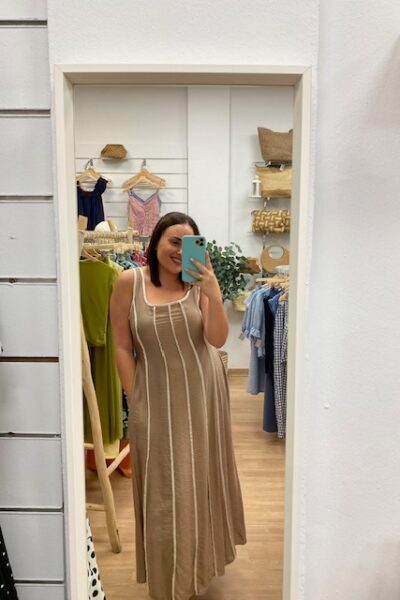 VESTIDO LETICIA BEIGE