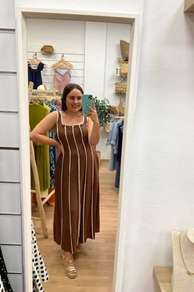 VESTIDO LETICIA MARRÓN