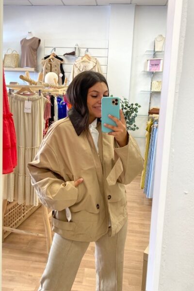 CHAQUETA JAÉN BEIGE