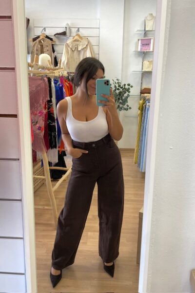 PANTALÓN VAQUERO MARRÓN