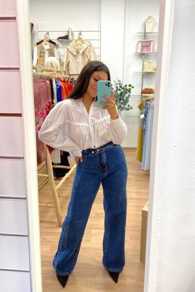 PANTALÓN VAQUERO CRUZADO