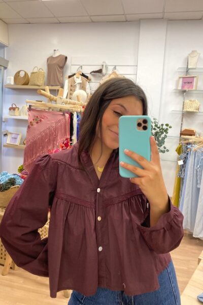 BLUSA CERRO BURDEOS