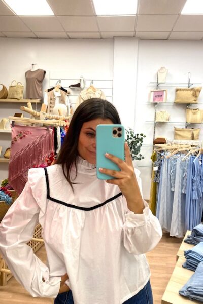 BLUSA VÉLEZ BLANCA