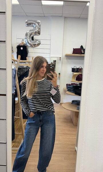 CAMISETA RAYAS AZUL
