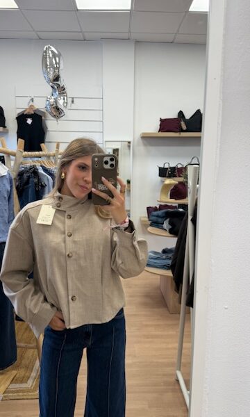 CAZADORA LARA BEIGE